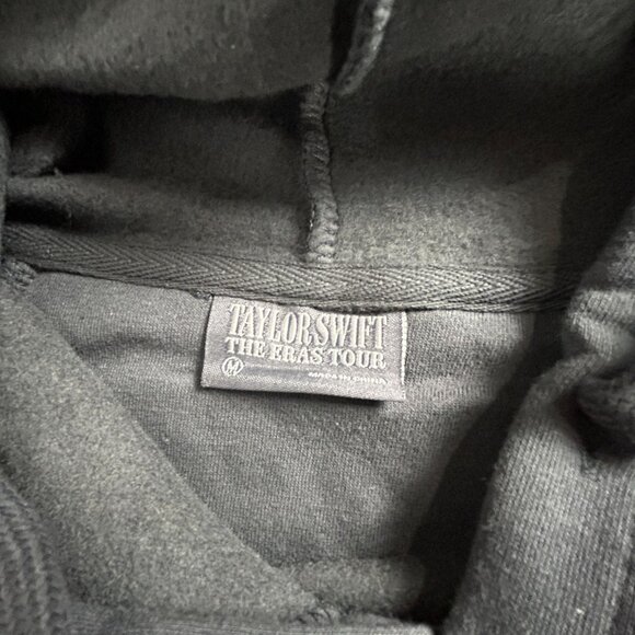 Taylor Swift The Eras Tour Black Hoodie Unisex Medium Pullover Concert Merch New - Picture 4 of 8